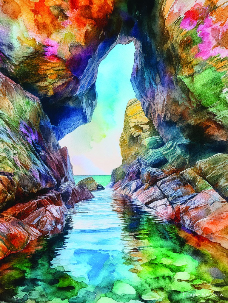 Archway to the Cornish Sea